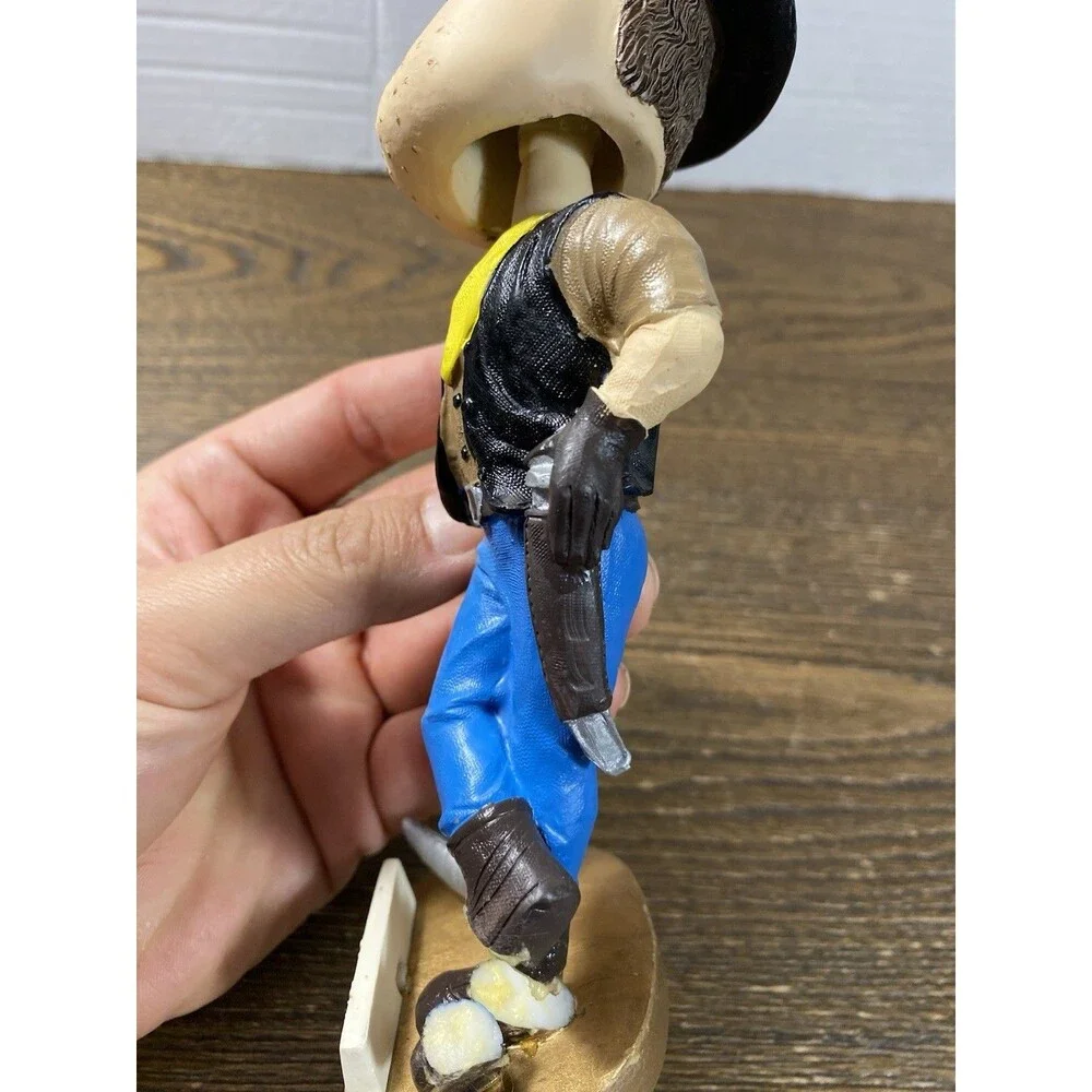 *BROKEN* *SEE PICS* Cal State Long Beach CSULB Mascot Prospector Pete Bobblehead